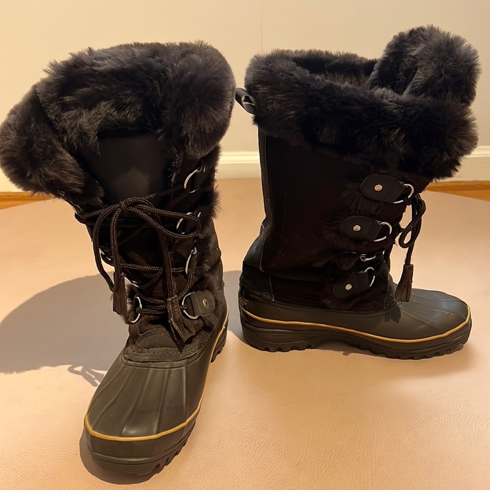 Khombu-Brown Snow Boots